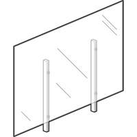 Sneeze Guard, 36" W x 36" H Waymarc Industries Inc