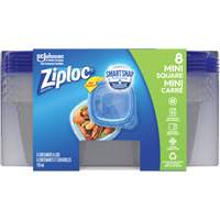 Ziploc<sup>®</sup> Mini Square Food Container, Plastic, 118 ml Capacity, Clear OR135 | Waymarc Industries Inc