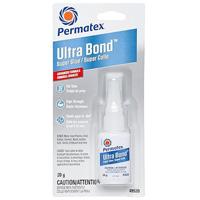 Super colle adh&eacute;sive Ultra Bond &agrave; s&eacute;chage rapide, 20 g, Bouteille, Transparent Waymarc Industries Inc