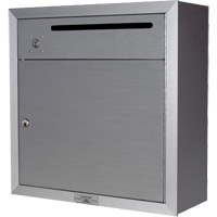 Collection Box, Surface -Mounted, 12-3/4" x 16-3/8", 2 Doors, Aluminum Waymarc Industries Inc
