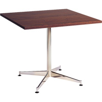 Tables de cafétéria, 36" lo x 36" la x 29-1/2" h, Stratifié, Brun OR435 | Waymarc Industries Inc