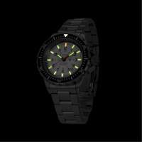 Arctic Edition Large Diver's Automatic GSAR Watch with Stainless Steel Bracelet, Digital, Battery Operated, 41 mm, Silver OR475 | Waymarc Industries Inc