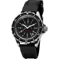 Large Diver's Quartz Watch, Digital, Battery Operated, 41 mm, Black Waymarc Industries Inc