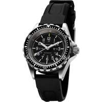 Steel Navigator with Date on Black 3-Piece Rubber Strap Kit, Digital, Battery Operated, 36 mm, Black Waymarc Industries Inc