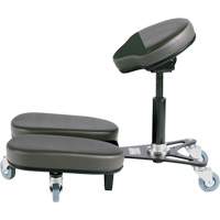 STAG4 Adjustable Kneeling Chair, Vinyl, Black/Grey Waymarc Industries Inc