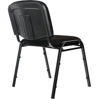 Stacking Chairs, Fabric, 32" High, 250 lbs. Capacity, Black Waymarc Industries Inc
