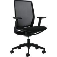 Kody High-Back Synchro-Tilter Chair, Mesh, Black, 300 lbs. Capacity Waymarc Industries Inc