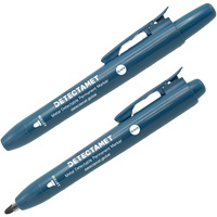 Retractable Permanent Marker, Bullet, Black Waymarc Industries Inc
