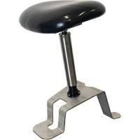 TA200 Sit-Stand Stool, Vinyl, Black, 280 lbs. Capacity Waymarc Industries Inc