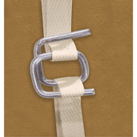 Seals & Buckles for Polypropylene Strapping, HD Steel Wire, Fits Strap Width 5/8" PA504 | Waymarc Industries Inc