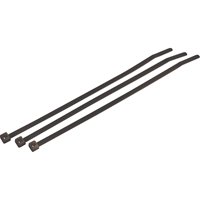 Cable Ties, 7-1/2" Long, 50 lbs. Tensile Strength, Black PC111 | Waymarc Industries Inc