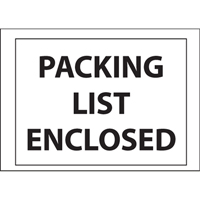 Packing List Envelopes, 4" L x 5" W, Backloading Style PB429 | Waymarc Industries Inc