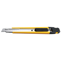 Precision Knife with Pocket Clip, 9 mm, Silver, Rubber Handle Waymarc Industries Inc