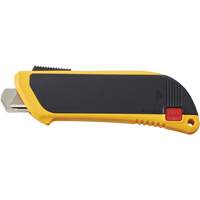 Automatic Self-Retracting Safety Knife with Guard, 10 mm, Carbon Steel, Heavy-Duty, Plastic Handle Waymarc Industries Inc