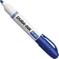 Marqueurs &agrave; essuyage &agrave; sec Dura-Ink, Bleu, Pointe Ronde Waymarc Industries Inc