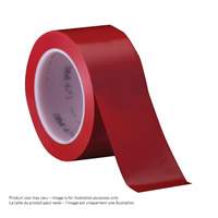 471 Vinyl Tape, 38 mm (1-1/2") W x 32.9 m (108') L, 5.3 mils, Red Waymarc Industries Inc