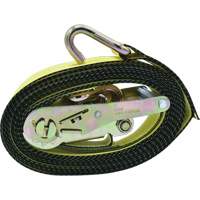 Tendeurs d'arrimage &agrave; cliquet, Crochet en J, 2" , 16' , Charge d'utilisation max. 10 000 lb Waymarc Industries Inc