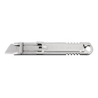 Self-Retracting Safety Knife, 14.5 mm, Stainless Steel, Stainless Steel Handle Waymarc Industries Inc