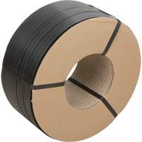 Strapping, Polypropylene, 5/8" W x 6000' L, Black, Manual Grade PF988 | Waymarc Industries Inc
