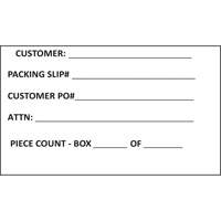 Generic Shipping Label, 4" W x 6" L, White PG016 | Waymarc Industries Inc