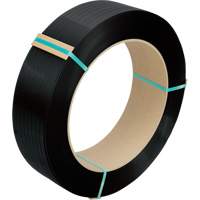Strapping, Polyester, 1/2" W x 5800' L, Black, Manual Grade Waymarc Industries Inc