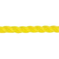 Corde jaune tress&eacute;e 3/8", Polypropyl&egrave;ne, 630' Waymarc Industries Inc