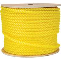 Corde jaune tress&eacute;e 1/2", Polypropyl&egrave;ne, 335' Waymarc Industries Inc