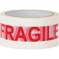 Ruban d'emballage Fragile, Adh&eacute;sif Thermofusible, 2 mils, 48 mm (2") x 100 m (328') Waymarc Industries Inc