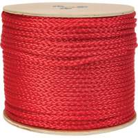 Corde rouge tress&eacute;e, Polypropyl&egrave;ne, 500' Waymarc Industries Inc