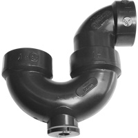 Siphon-P avec joint &agrave; colle &agrave; solvant et regard de nettoyage Waymarc Industries Inc