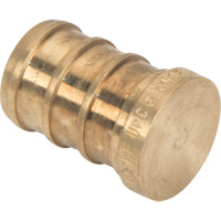 Capuchon de tuyau sans plomb, Tuyau, 1/2" dia., Laiton Waymarc Industries Inc