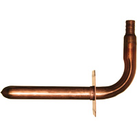 Stub Out Elbow with Support, Copper, 1/2" x 3-1/2" x 6" Waymarc Industries Inc