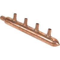 Collecteur &agrave; quatre branches, 3/4" dia., Cuivre Waymarc Industries Inc