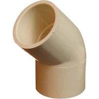 Flowguard Gold&reg; 45° Elbow Fitting, Standard, CPVC, 1/2" Waymarc Industries Inc