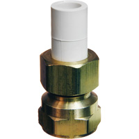 Adaptateur de transition, 1/2" dia., Laiton/PVC-C Waymarc Industries Inc