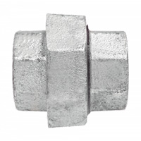 Union Pipe Fitting, 1/8", Galvanized Iron, FPT Waymarc Industries Inc