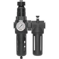 Filter/Regulator & Lubricator Modulair 400 with Gauge & Standard Bowl, 1/2" NPTF Waymarc Industries Inc