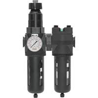 Filtre/d&eacute;tendeur & filtre coalescent Modulair 400 avec bol standard & drain manuel, 3/4" NPTF, 150 psi, Capacit&eacute; de 9,13 oz liq. Waymarc Industries Inc