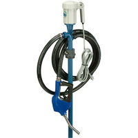Trousse de pompe pour baril EFP-40 avec moteur S1 avec accessoires pour fluide d&eacute;chappement diesel (DEF), Polypropyl&egrave;ne/Acier inoxydable Waymarc Industries Inc