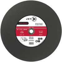 Meules &agrave; tronçonner POWER ABRASIVE, 12" x 1/8", Arbre de 20 mm, Type 1, 6370 Tr/min Waymarc Industries Inc