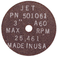 Meule &agrave; tronçonner POWERPLUS, 3" x 1/32", Arbre de 3/8", Type 1, 25 100 Tr/min Waymarc Industries Inc
