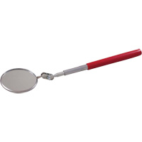 Inspection Mirror, Circular, 2-1/4" L x 2-1/4" W, Telescopic Waymarc Industries Inc