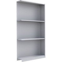 &eacute;l&eacute;ment de rayonnage Interlok, Acier, Sans boulons, Capacit&eacute; 450 lb, 48" la x 88" h x 24" p Waymarc Industries Inc