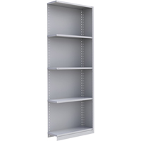 Interlok Shelving Unit, Steel, Boltless, 800 lbs. Capacity, 36" W x 100" H x 24" D Waymarc Industries Inc