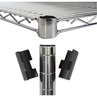 Manchons fendus pour &eacute;tag&egrave;re en treillis chromat&eacute; Waymarc Industries Inc