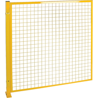Mesh Style Perimeter Guard, 4' H x 4' W, Yellow RL849 | Waymarc Industries Inc