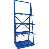 Bar Storage Rack, Vertical, 3 Levels, 36" W x 24" D x 84" H, 3000 lbs. Cap. RL922 | Waymarc Industries Inc