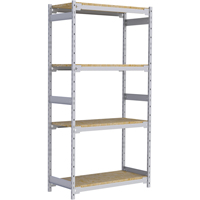 &eacute;tag&egrave;re-classeur de grande largeur, Acier, 4 Tablettes, 42" la x 18" p x 84" h Waymarc Industries Inc