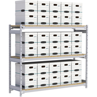 &eacute;tag&egrave;re-classeur de grande largeur, Acier, 3 Tablettes, 72" la x 18" p x 60" h Waymarc Industries Inc