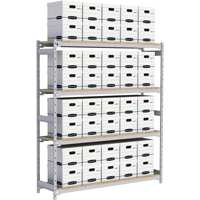 &eacute;tag&egrave;re-classeur de grande largeur, Acier, 4 Tablettes, 72" la x 18" p x 84" h Waymarc Industries Inc